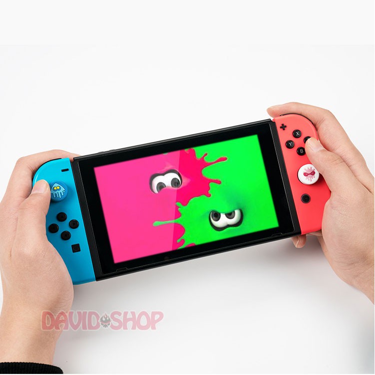 Núm bọc analog Splatoon 2 hãng Geekshare cao cấp cho Joy-Con - Nintendo Switch / Lite / OLED