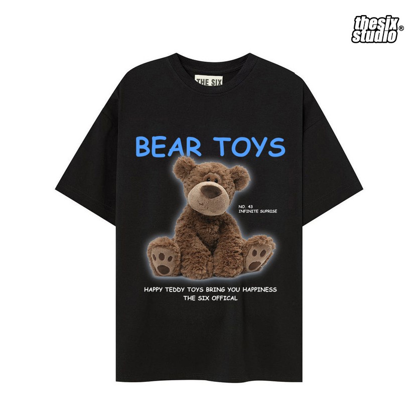 Áo phông unisex form rộng - Localbrand - Thesixbrand - Teddybear | BigBuy360 - bigbuy360.vn