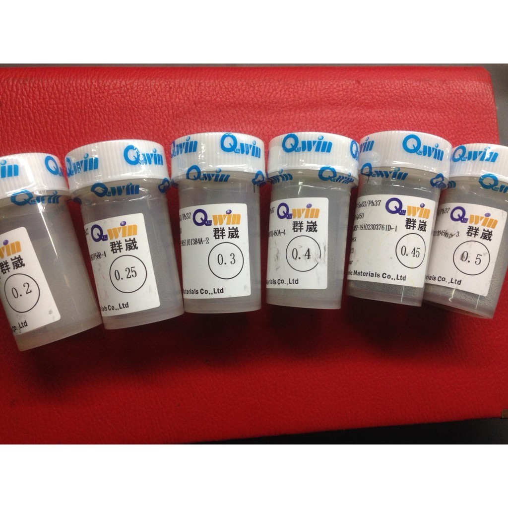 Chì bi QWIN làm chân chipset - hũ 250.000 viên