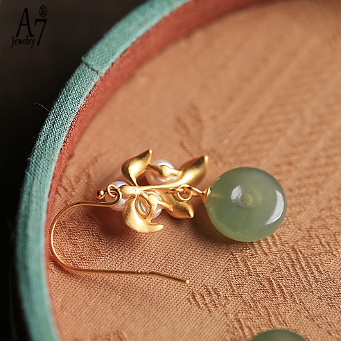 Đôi Bông Tai Bạc 925 Hình Khóa Thanh Lịch Cho Nữ