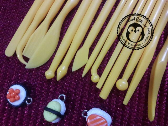 Dụng cụ 14 cây 28 đầu tạo hình đất sét, fondant