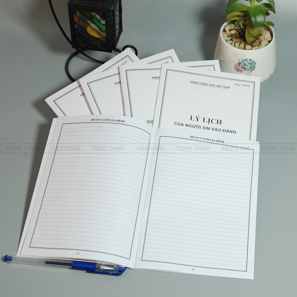 LÝ LỊCH CỦA NGƯỜI XIN VÀO ĐẢNG mẫu 02-KNĐ  - CHUẨN MẪU