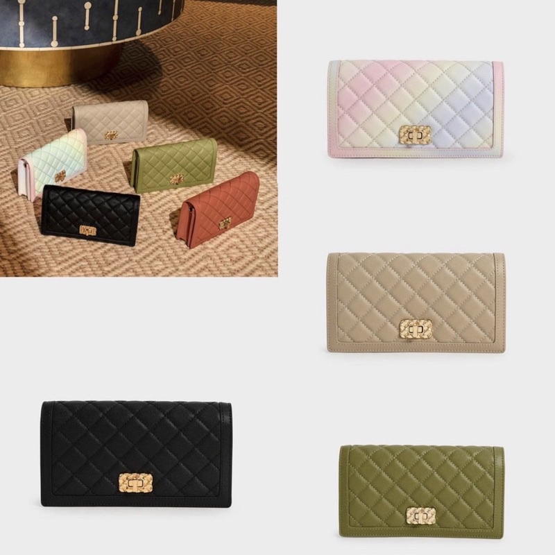 Túi xách nữ đeo chéo ô khoá xoay full box