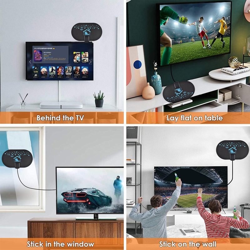 Ăng ten TV kỹ thuật số trong nhà độ phân giải 2000 dặm