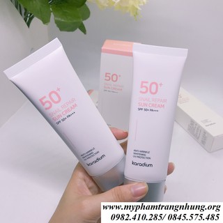 KEM CHỐNG NẮNG KARADIUM SNAIL REPAIR SUN CREAM SPF 50+ PA+++ (70ML)