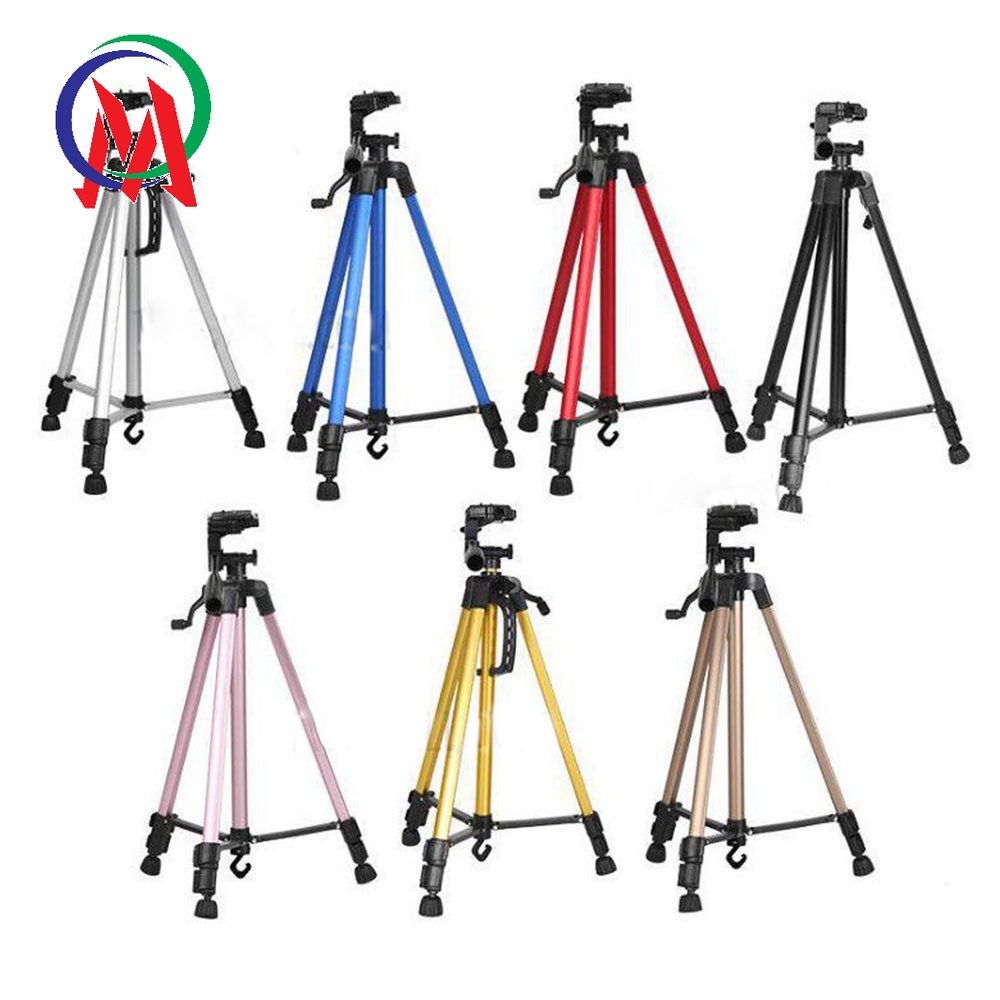 Gía Đỡ 3 Chân Tripod 3366 . Cao 1m4 Có Tay Cầm Quay Phim