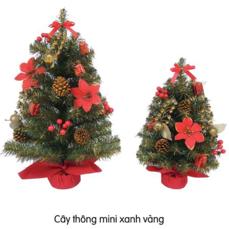 [GIÁ XƯỞNG] Cây Thông Noel 40cm Full Phụ Kiện