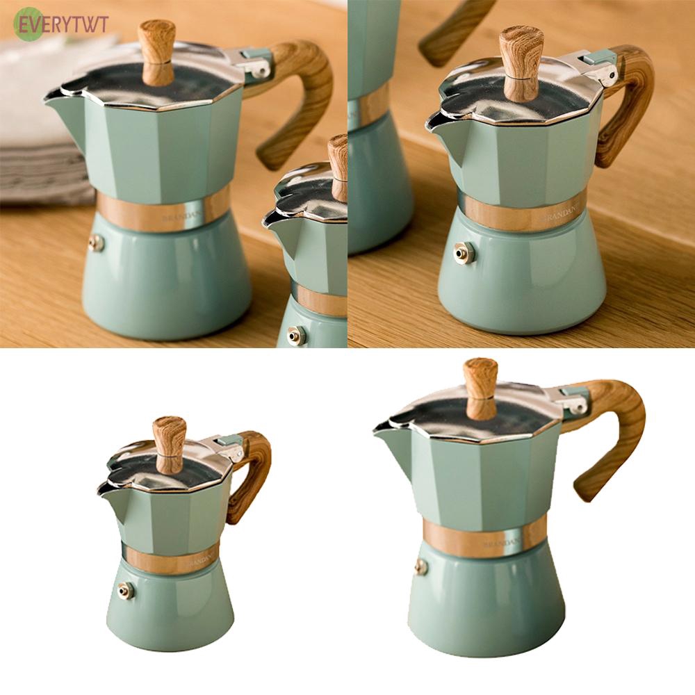 Bình pha cà phê Espresso Moka bằng nhôm 150/ 300ml tiện lợi