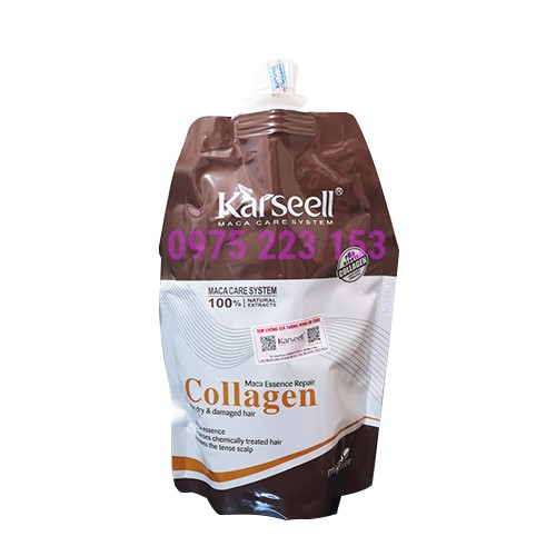 Kem hấp tóc Collagen Karseell 500 ml