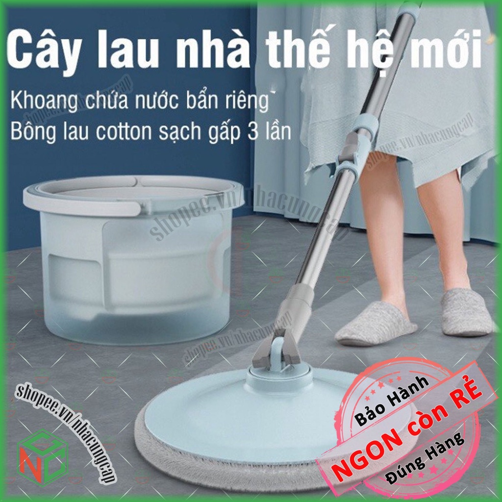 [Loại Tốt] Bộ Cây Lau Nhà Thông Minh Cao Cấp Phiên Bản Mới - Cho Nhà Sạch Sẽ - Gọn Không Chiếm Diện Tích - NLM-BCLNK8