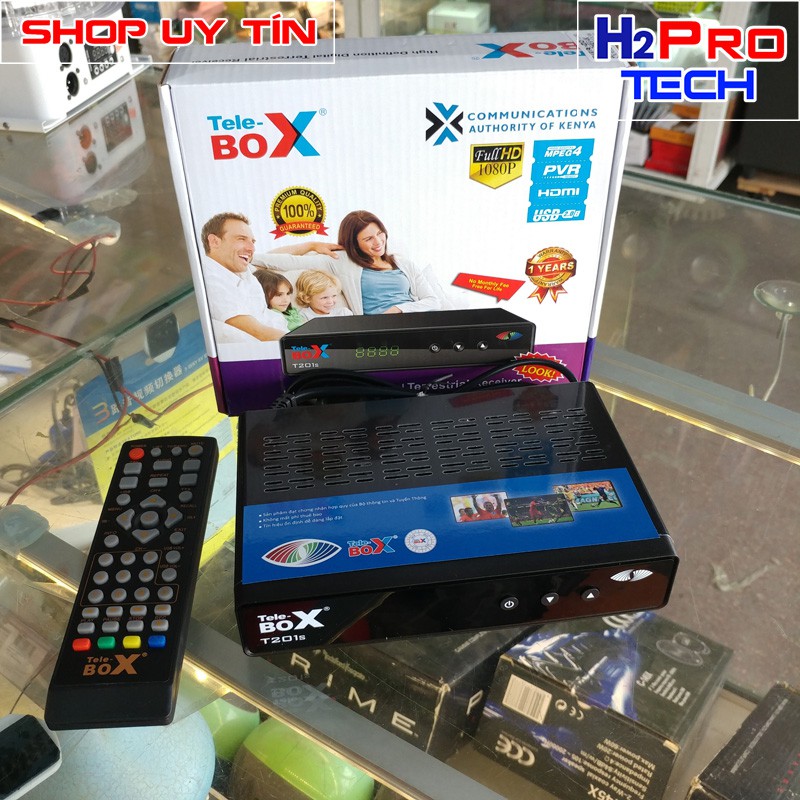 Đầu thu kỹ thuật số DVBT2 Telebox T201s hàng chính hãng, bảo hành 1 năm ( tặng dây HDMI )