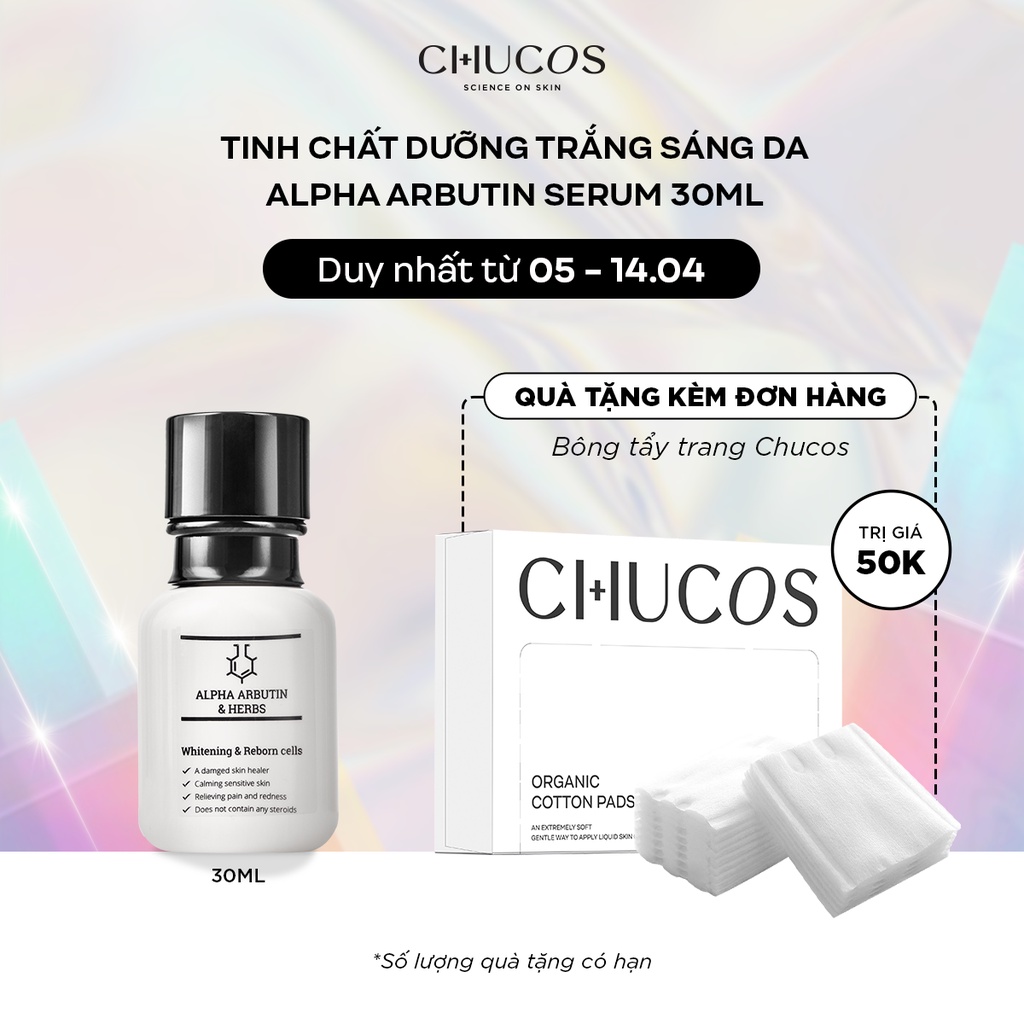Tinh chất làm sáng da Chucos Alpha Arbutin (30ml)