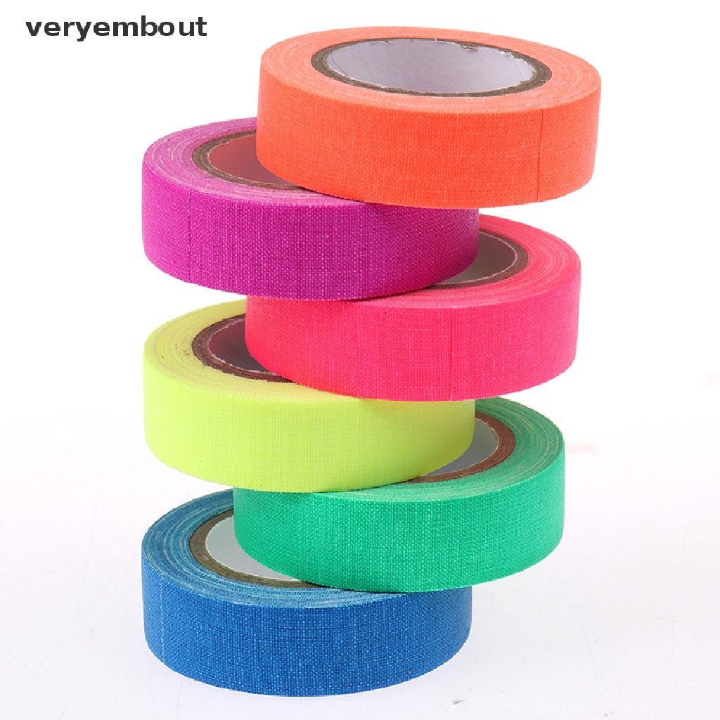 6 Cuộn băng keo UV neon dạ quang phát sáng trong bóng tối