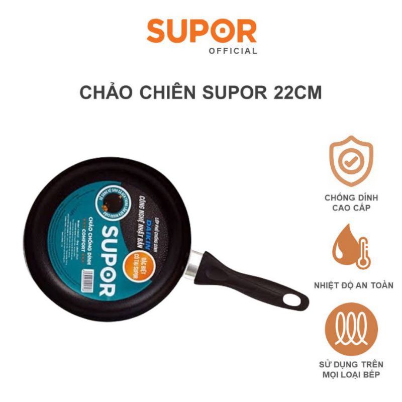 Chảo chiên Supor Comfort IH 22cm
