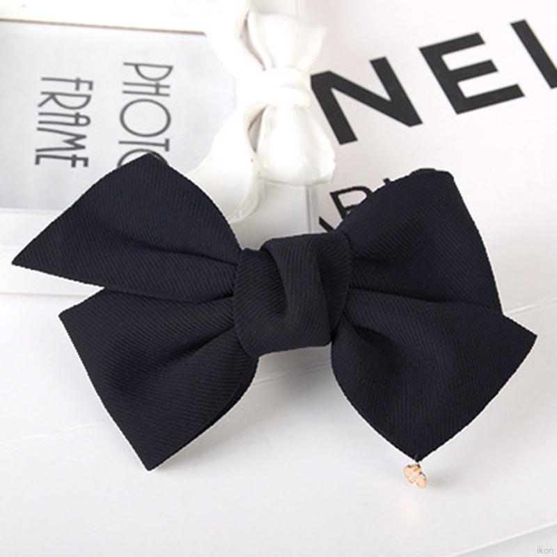 Kẹp tóc đính nơ vải xinh xắn cho nữ