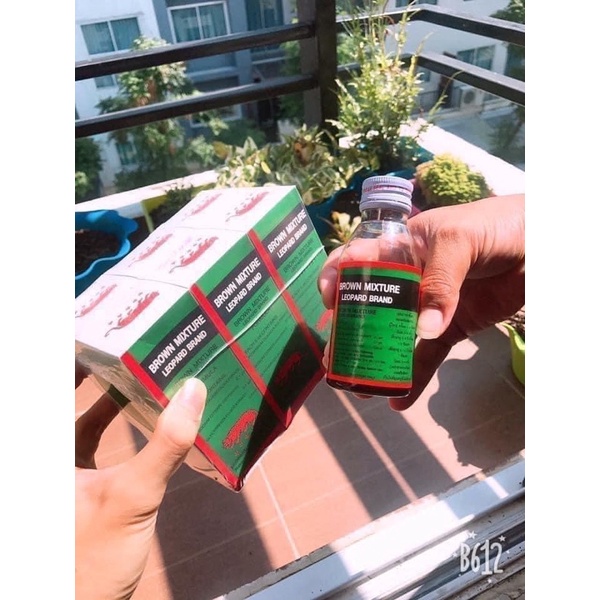 Siro ho Brown mixture leopard brand thái lan