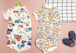 Bộ cotton Crazy8 bé trai bé gái