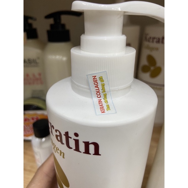 Cặp Dầu Gội Xả KERATIN Collage Dầu Gội Lưu Hương Lâu Sạch Gàu, Sạch Da Đầu, Ngăn Ngừa Rụng Tóc Phục Hồi Tóc Chuẩn Salon