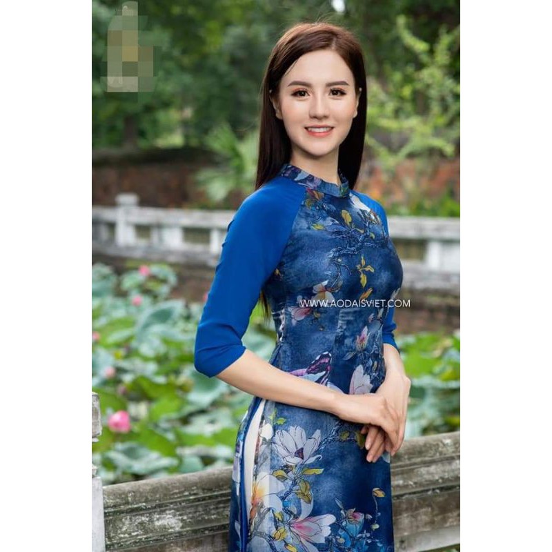 Áo Dài Cách Tân 💖𝑭𝒓𝒆𝒆𝒔𝒉𝒊𝒑💖 Áo Dài Voan Hoa 4 Tà - Hàng VNXK - Áo Dài SViet 26 | BigBuy360 - bigbuy360.vn