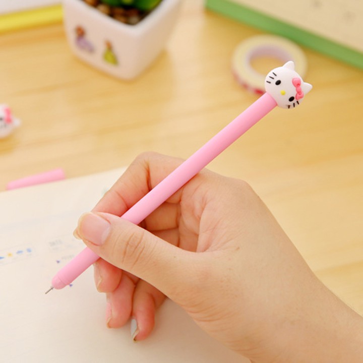 Bút gel nước mèo Hello Kitty dễ thương