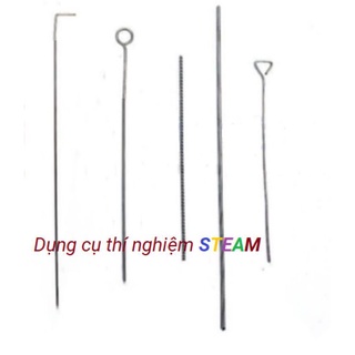 Đầu que cấy vi sinh tròn, móc, thẳng, tam giác inox chịu nhiệt, khuyên cấy vi sinh