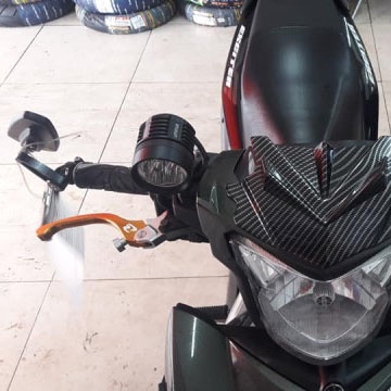 Tay thắng RCB Ex 150, Ex 155, Ex 135 1 cặp, tay thắng Racing Boy mẫu S2 nhôm CNC chính hãng có tem chống hàng giả