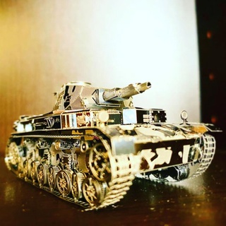Mô Hình Kim Loại 3D Piececool Xe Tăng IV (chưa ráp)