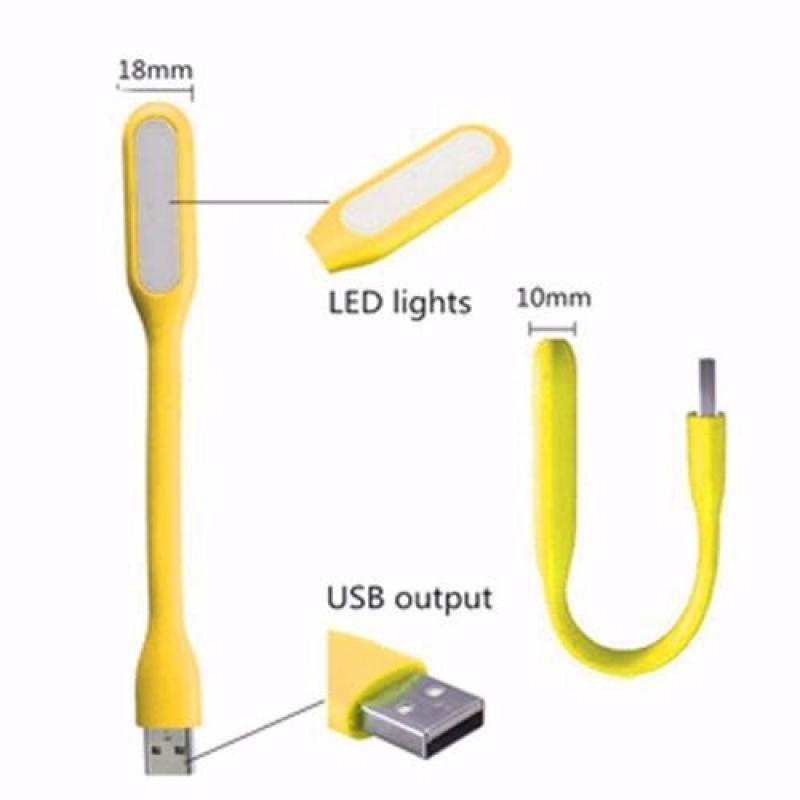 Đèn Led Mini USB siêu sáng, vỏ nhựa dẻo, phụ kiện cắm cổng USB sạc dự phòng, laptop - Màu Ngẫu Nhiên