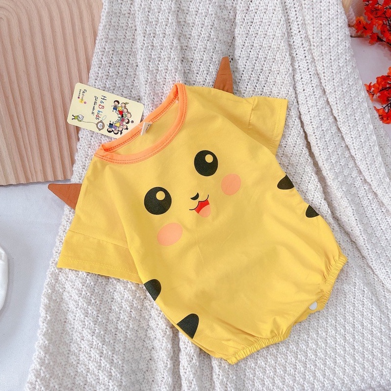 Bộ Body Chất Cotton Tàu Giãn 4 Chiều Đáng Yêu Cho Bé Gái Bé Trai MINTSCLOSET Size Từ 0-4 Tuổi - BS6046 - BS6047 - BS6051