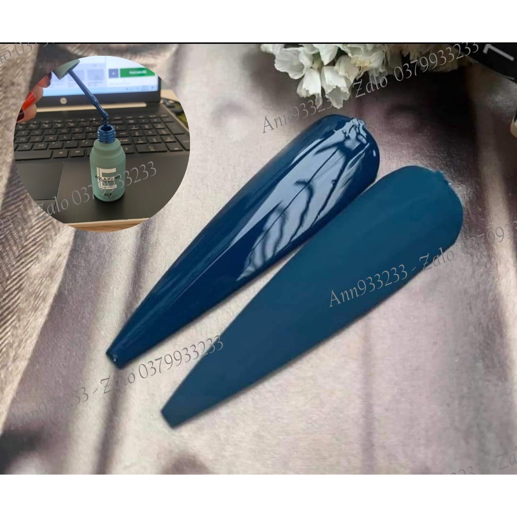 Màu sơn ALF xanh cổ vịt hót trend - Sơn gel cao cấp siêu mượt  - Ann933233