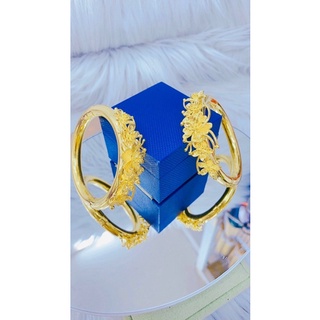 Vòng tay hoa mạ vàng 24k cao cấp mẫu mới về