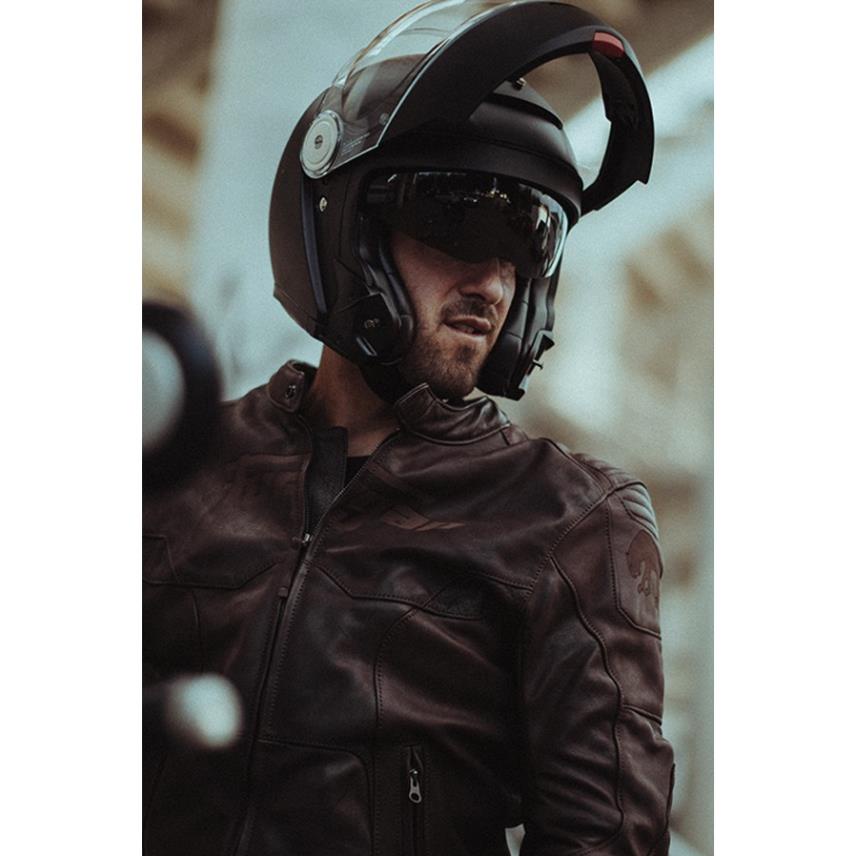 Mũ bảo hiểm lật hàm HJC V90 Vỏ bằng sợi thủy tinh  tương thích với Bluetooth với SMART HJC.