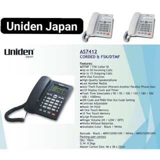 Điện thoại để bàn Uniden AS-7412