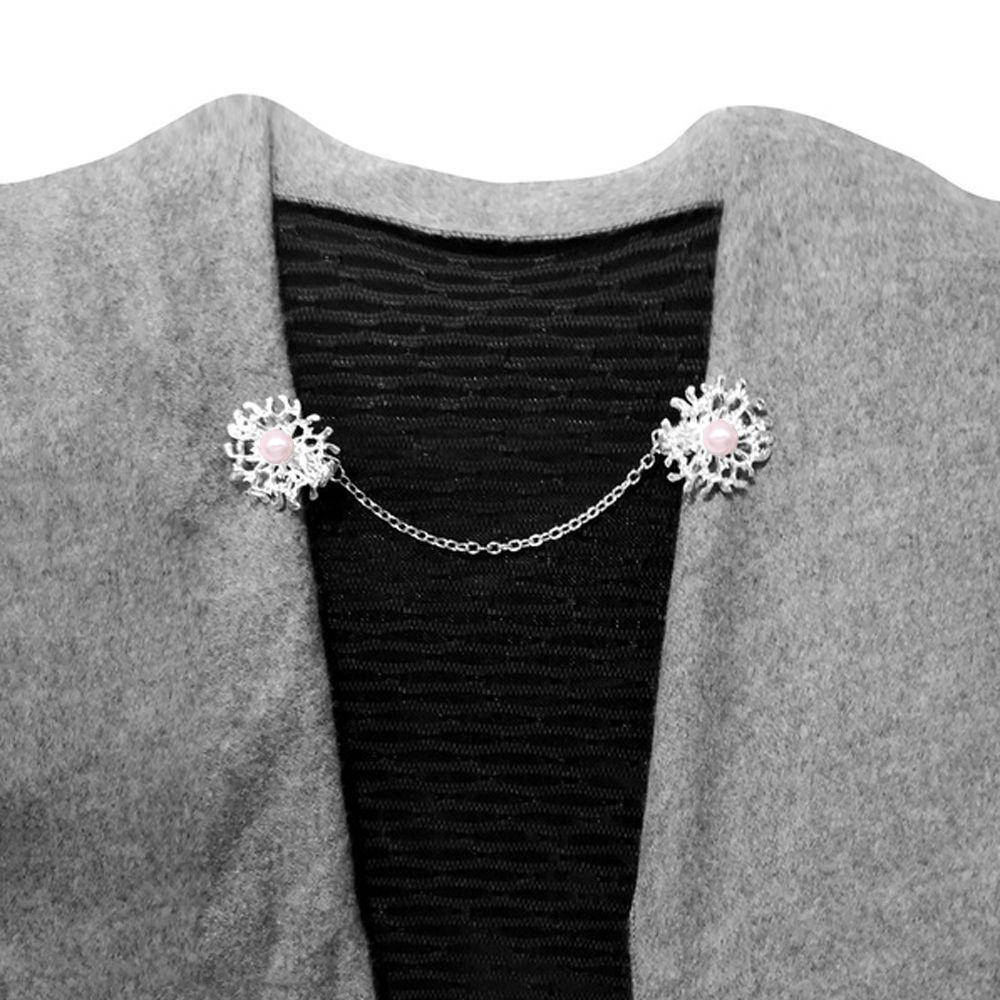 VANES1 Kẹp Cài Khăn Choàng Hình Hoa Và Chim Rỗng Cho Nữ