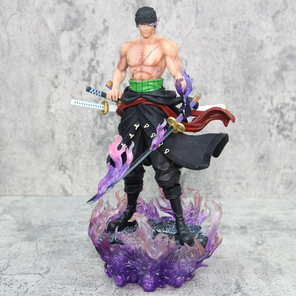 MH64 - Mô Hình Cao Cấp Figure ZORO Chất Lượng Cao bọc haki bá vương siêu đẹp cao 33CM - Mô hình One Piece