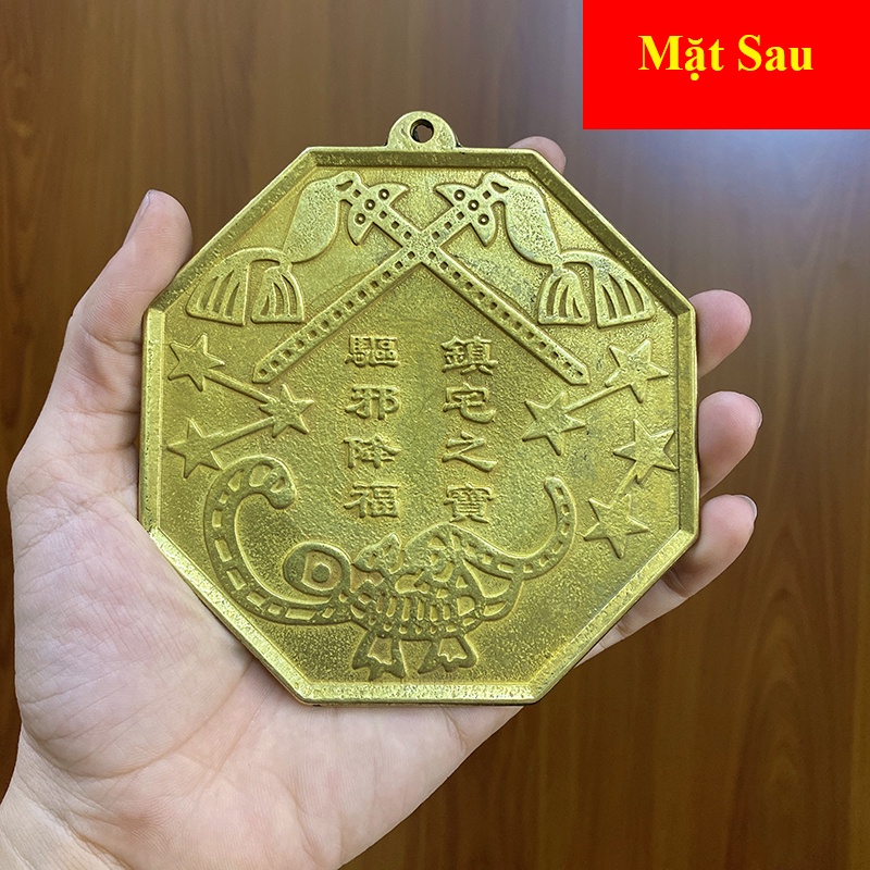 Gương Bát Quái Phẳng bằng Đồng 11.8cm-22cm