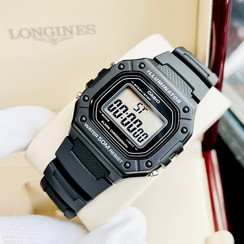 ĐỒNG HỒ CASIO CHO NAM & NỮ W-218H CHINH HÃNG