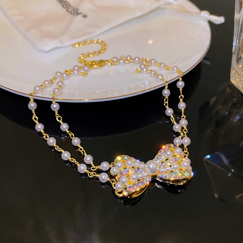 Vòng Cổ 2022 Đính Ngọc Trai Sang Trọng Cho Nữ