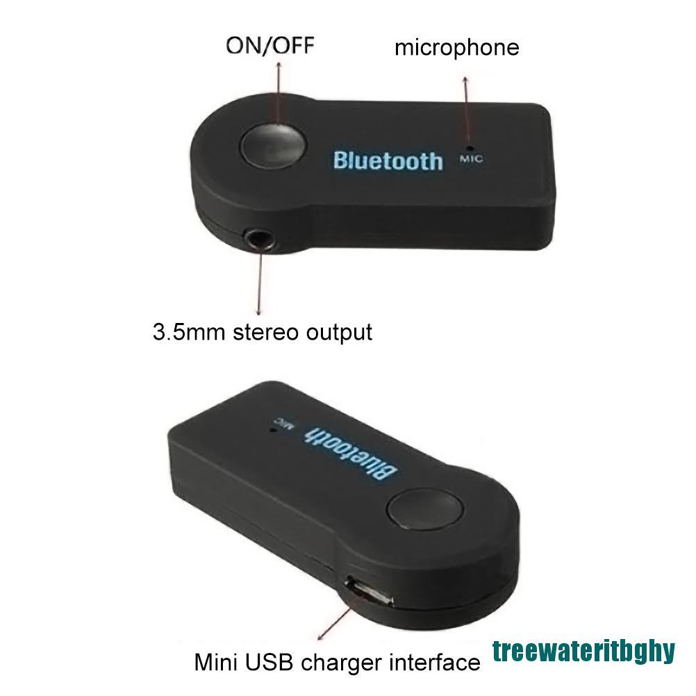 (Hàng Mới Về) Thiết Bị Thu Nhận Âm Thanh Bluetooth Không Tiếng Ồn Cho Xe Hơi