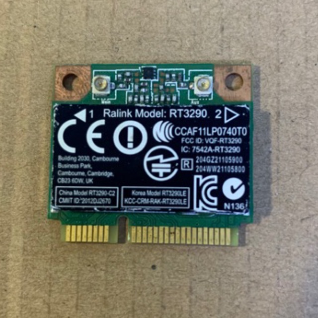 Card wifi laptop HP ProBook 450 G0 ralink RT3290