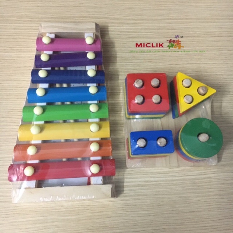 Combo 2 Món Đồ Chơi Thông Minh Phát Triển Trí Tuệ Cho Bé