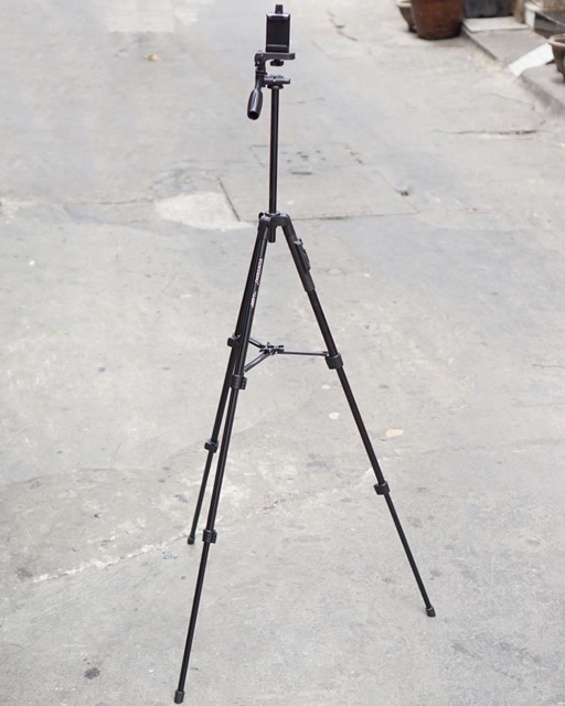 Chân máy ảnh, điện thoại Tripod 5208 cao tối đa 125cm - tặng kèm remote