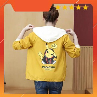 ÁO KHOÁC DÙ PIKACHU CUTE