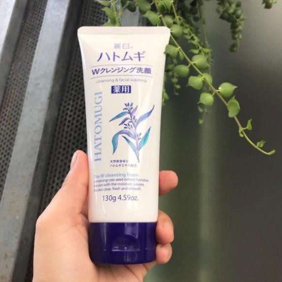 Sữa rửa mặt Hatomugi 130g cấp ẩm dưỡng trắng làm mềm da chiết xuất ý dĩ Meishoku | BigBuy360 - bigbuy360.vn