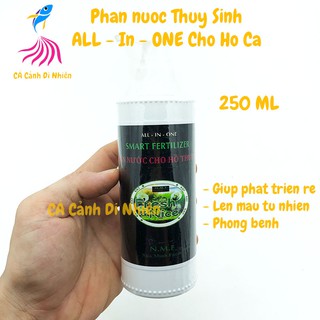 Phân nước thủy sinh AL IN ONE SMART FERTILIZER 250 ML cho hồ cá