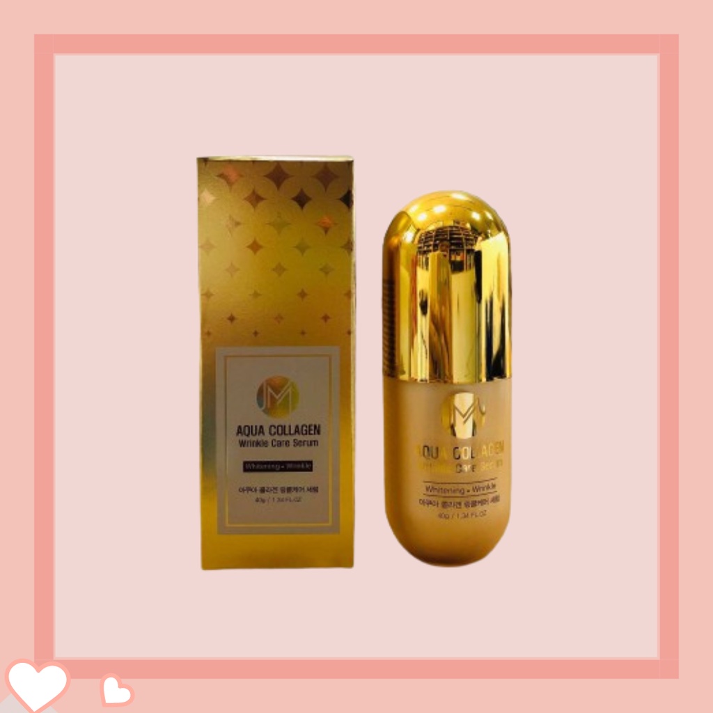 Serum Trắng Da Collagen Tươi Thủy Phân JM Aqua Collagen Wrinkle Care Serum Hàn Quốc