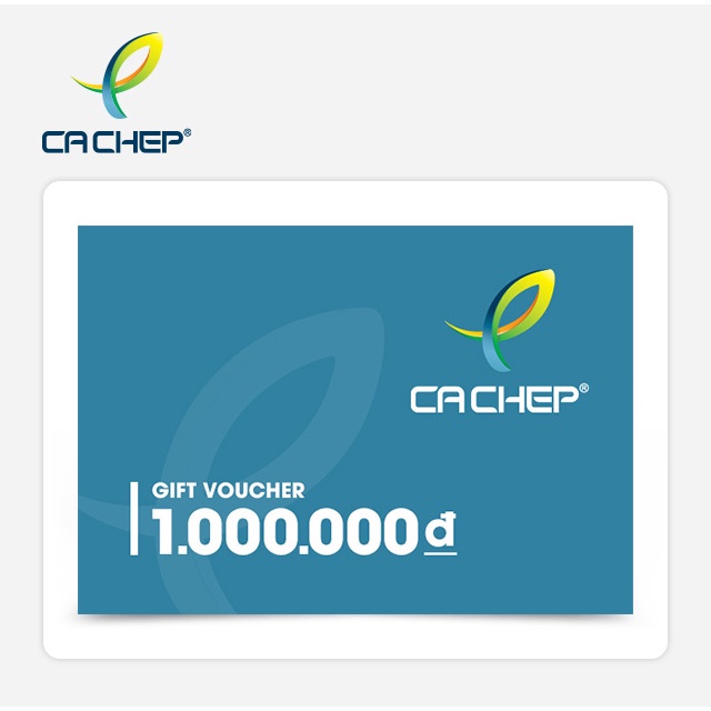 Toàn quốc [Evoucher] Phiếu quà tặng thanh toán hóa đơn tại hệ thống Nhà Sách Cá Chép trị giá 1.000.000 VNĐ