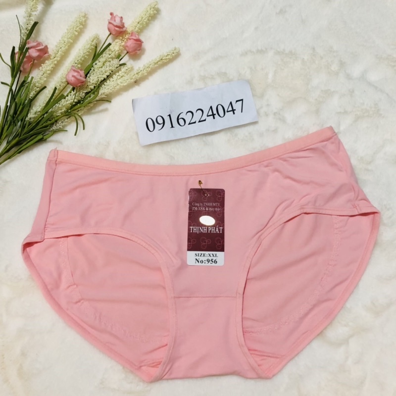 Set 5 Quần lót nữ Thịnh Phát thun lạnh nâng mông, quần chíp nữ size lớn
