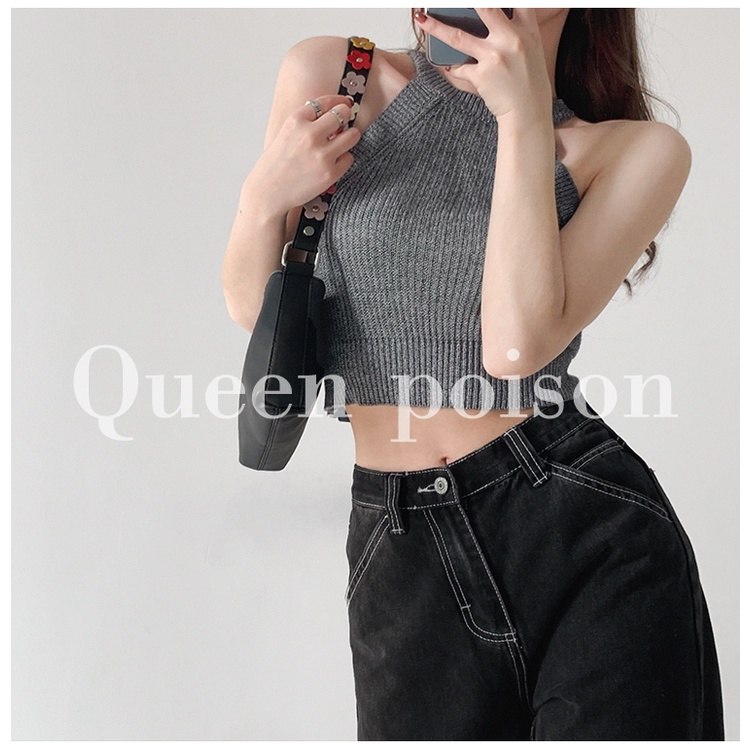 Cocory vn Áo Lửng Không Tay Thời Trang Quyến Rũ Dành Cho Nữ