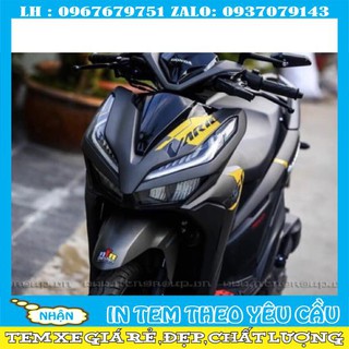 Tem rời Vario 150 dán xe vàng cát